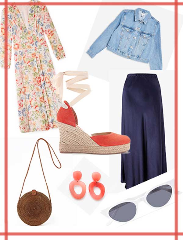 Coral Espadrille Style