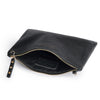 Cara 2.0 - Black Leather Clutch Bag