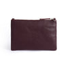 Cara 2.0 - Burgundy Leather Clutch Bag